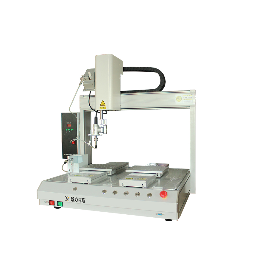 單頭雙工位自動焊錫機(jī) 單頭雙工位自動焊錫機(jī)